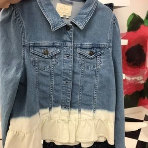 🆕 Kate Spade Dip Dye Denim Jacket